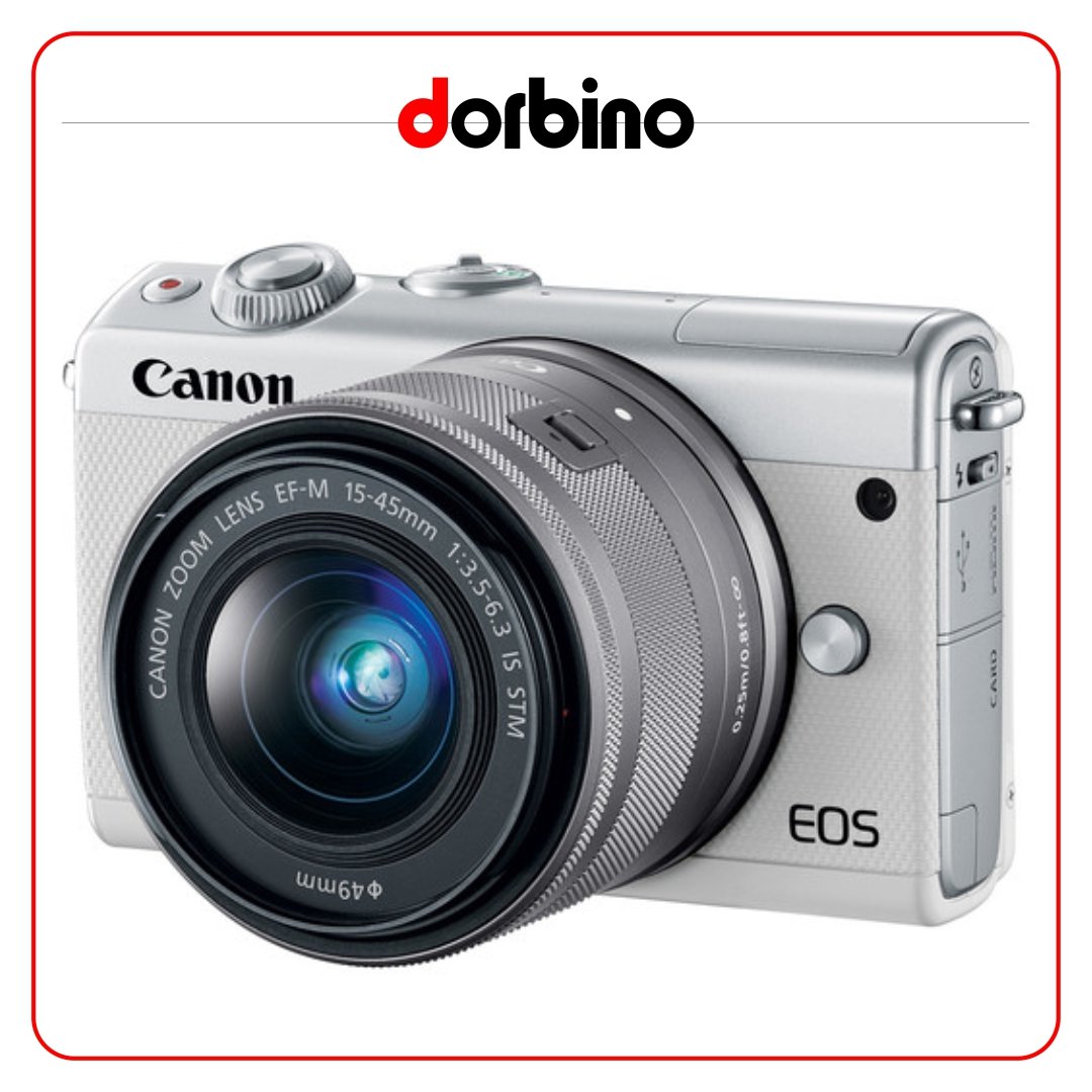 دوربین عکاسی کانن Canon EOS M100 Mirrorless Digital Camera with 15-45mm STM - فروشگاه دوربین دوربینو