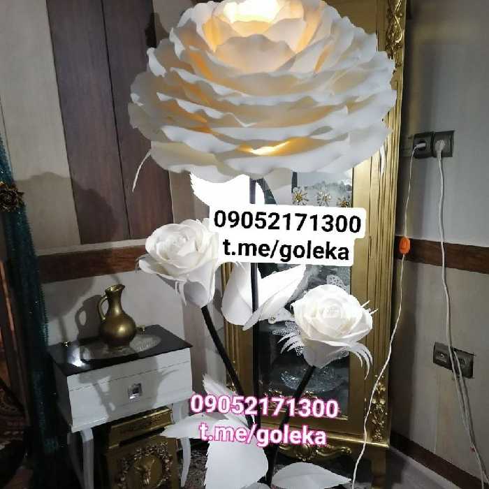 گل پایه دار فومی سه شاخه آباژوری