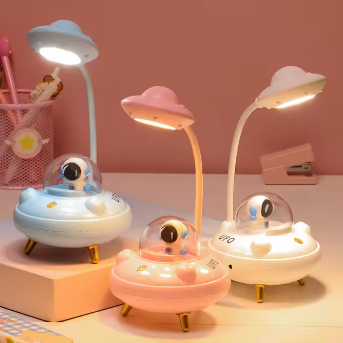 چراغ مطالعه و خواب طرح یوفو سفینه