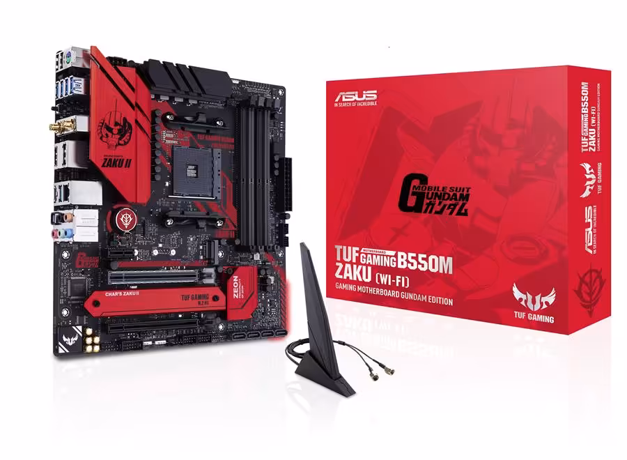 مادربرد ایسوس مدل TUF GAMING B550M (WI-FI) ZAKU II EDITION سوکت AM4