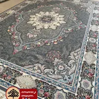 فرش 700 شانه تراکم 2550کارینا دودی  نمره نخ 21 طرح 10 سال ضمانت در همه ابعاد پس کرایه
