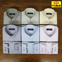 پیراهن جعبه ای راه راه مردانه تکسایز M 