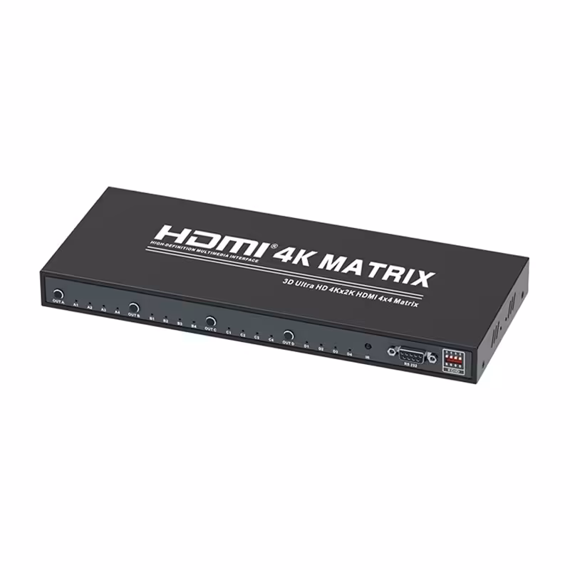 ماتریکس سوئیچ 4 در 4 HDMI تی سی تی TC-HMX-44