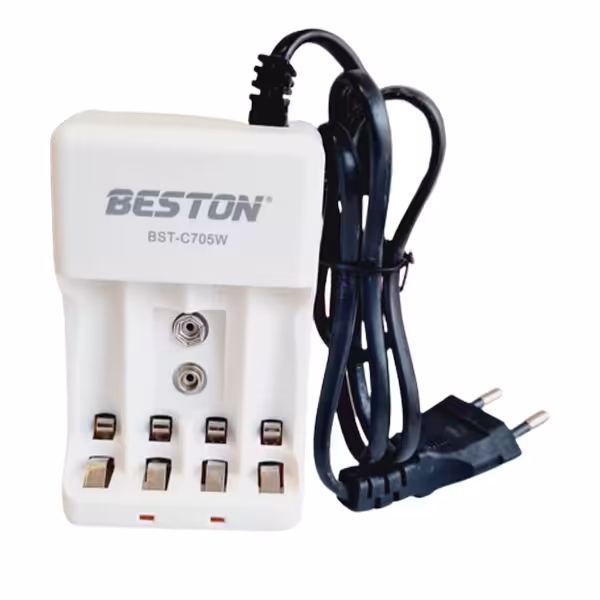 شارژر باتری سیم دار چندکاره BESTON مدل BST-C705W