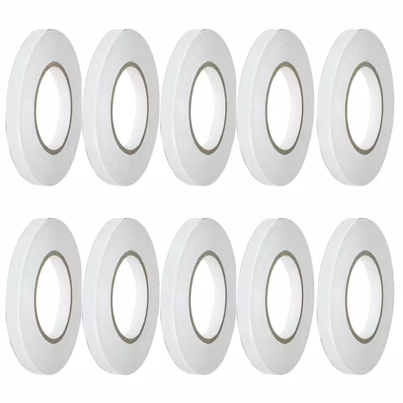 خرید چسب دوطرفه سلولوزی (پوست پیازی) عرض 1 سانتی متر بسته 10 عددی