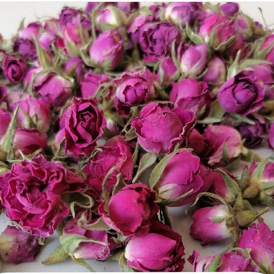 غنچه گل محمدی لاله زار  در بسته بندی 50 گرمی