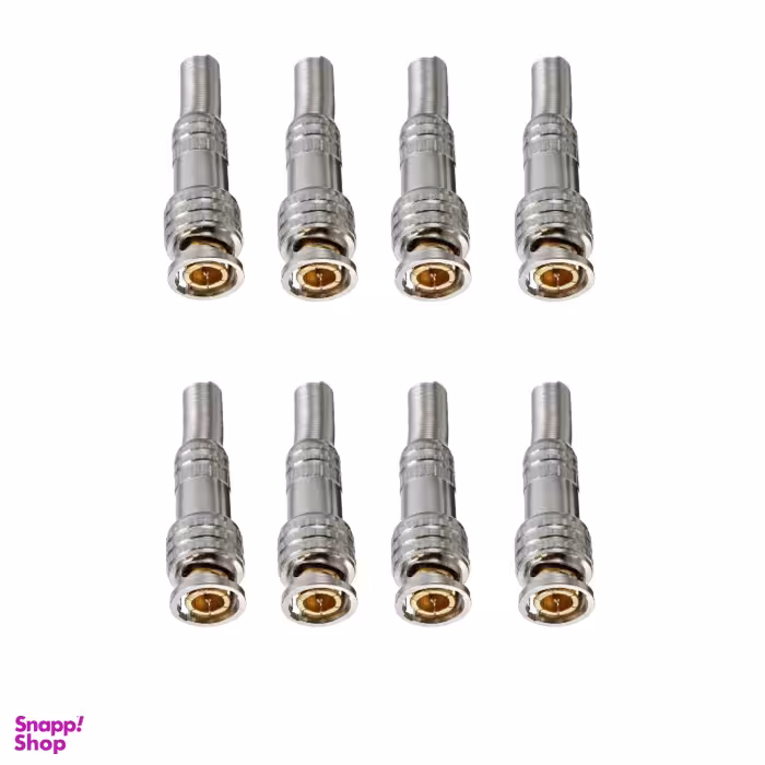 فیش BNC دوربین مدار بسته مدل FM75 مجموعه 8 عددی