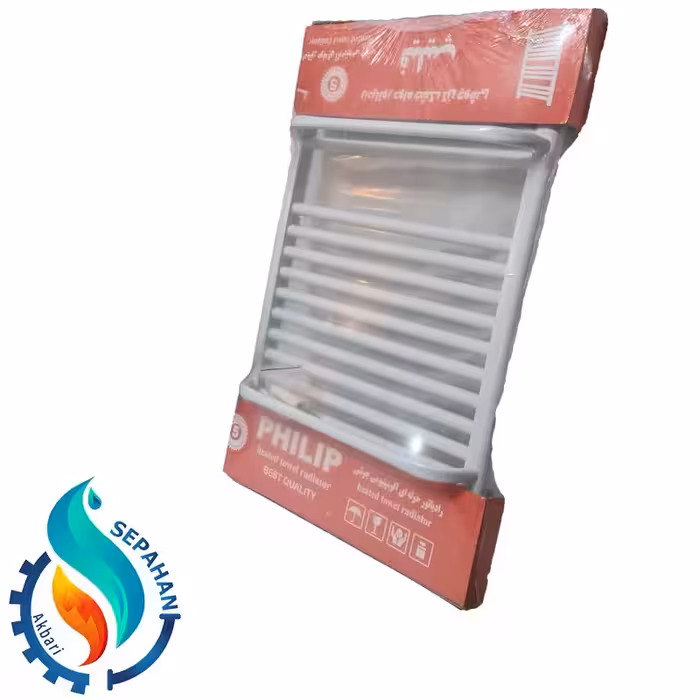 حوله خشک کن آویزدار 50در80 18 لول فیلیپ تاسیسات سپاهان