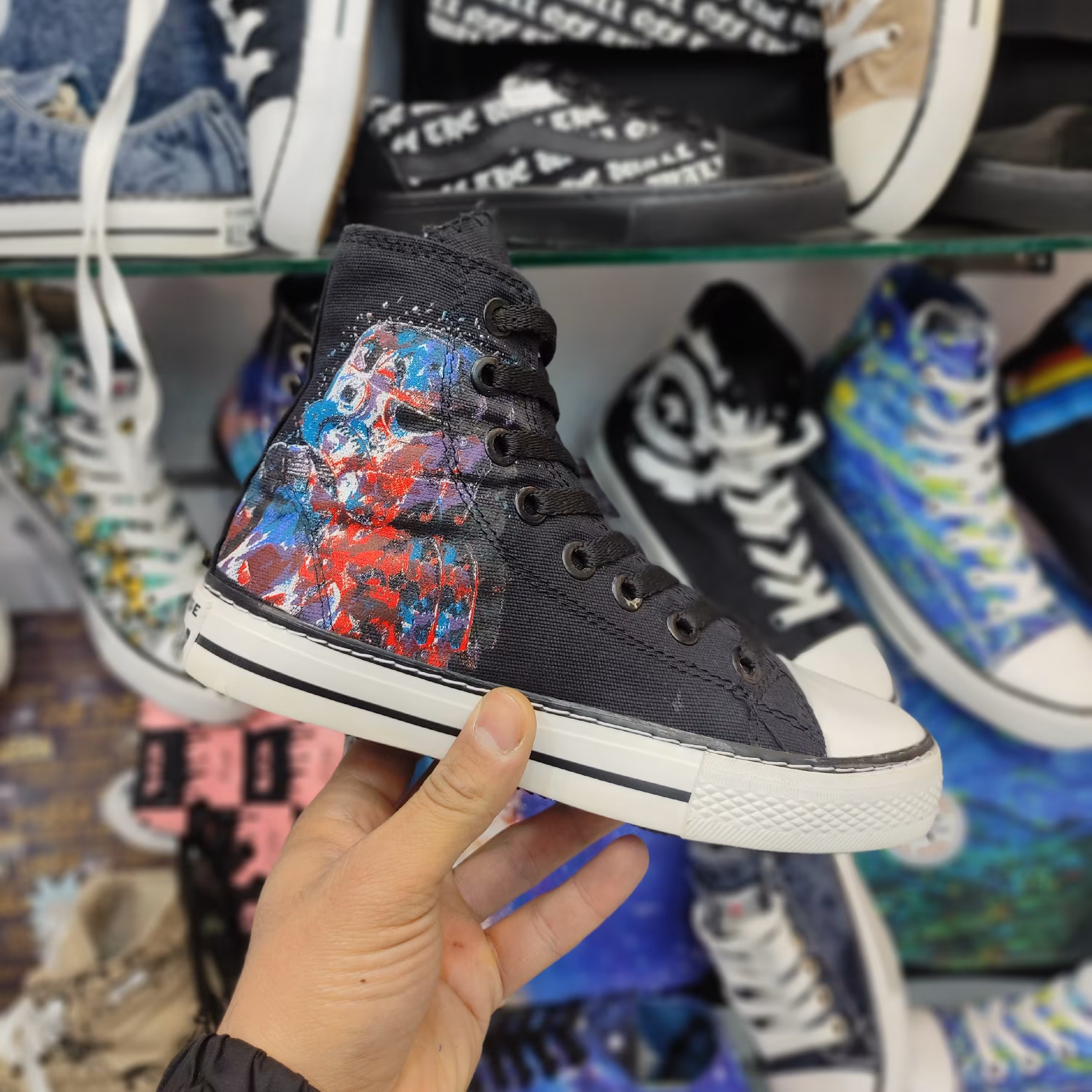 کفش ال استار ساق بلند استار وارز(جنگ ستارگان )