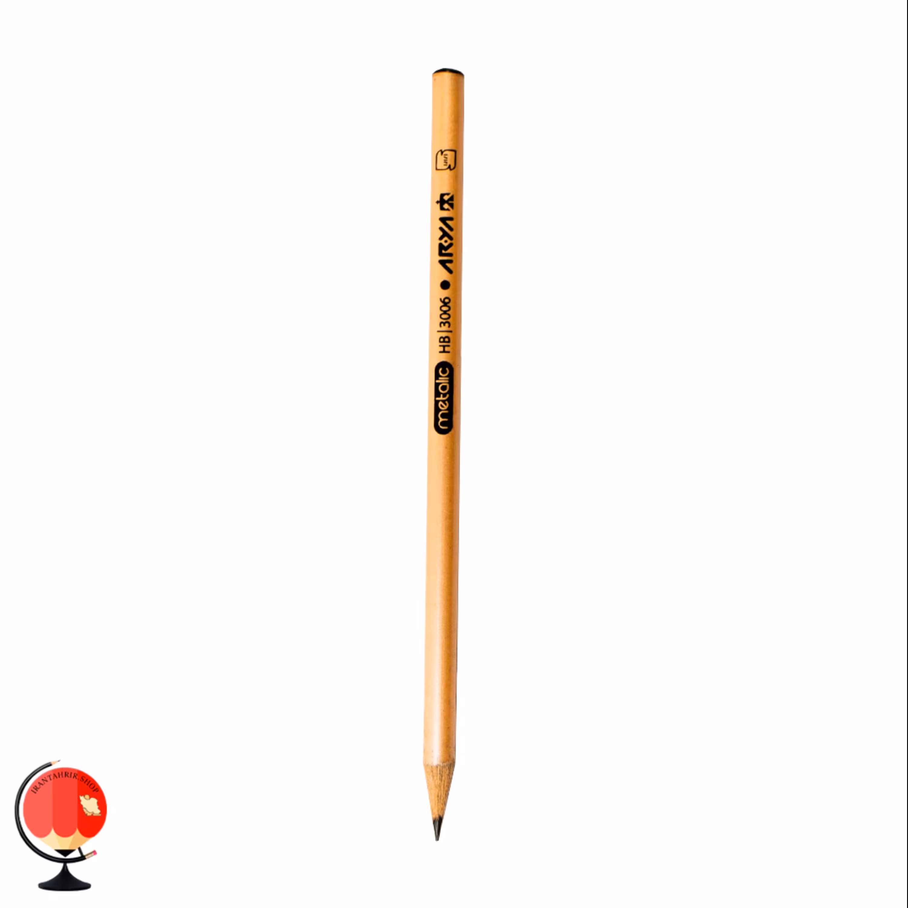 مداد مشکی اریا متالیک HB صورتی کد 12421