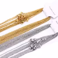 زنجیر استیل 70 سانتی دیپلمات طلایی و نقره ای با کیفیت