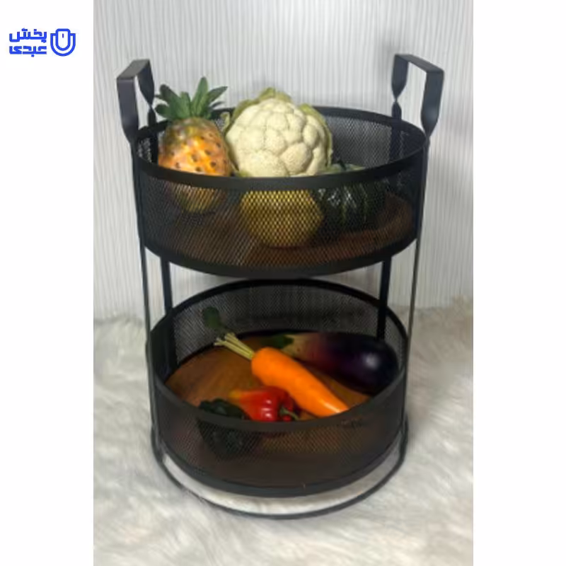 سبد سیب زمینی 2 طبقه گرد 6232