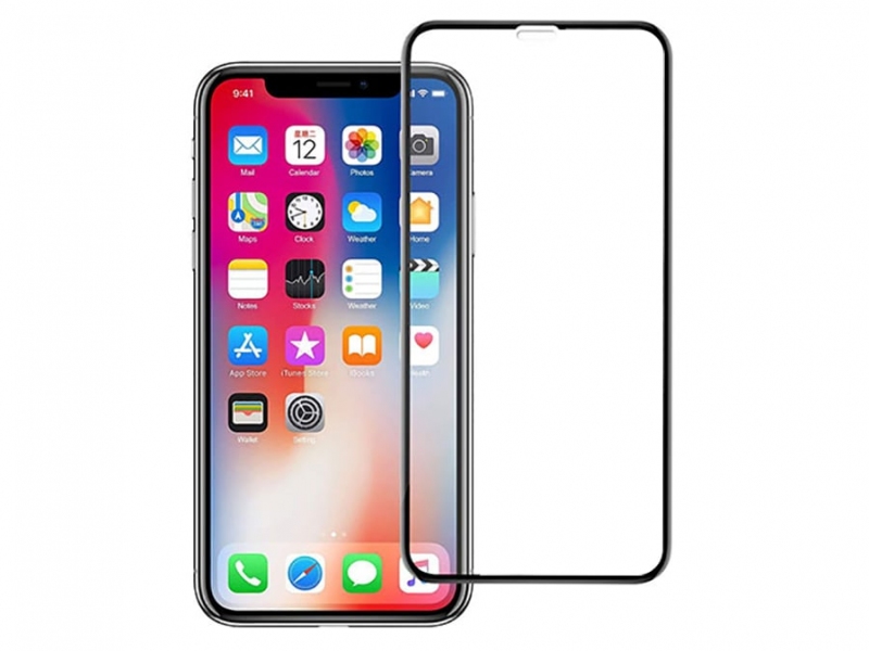 محافظ صفحه نمایش شیشه ای مات آیفون RG Full AG Glass Apple iPhone X/XS