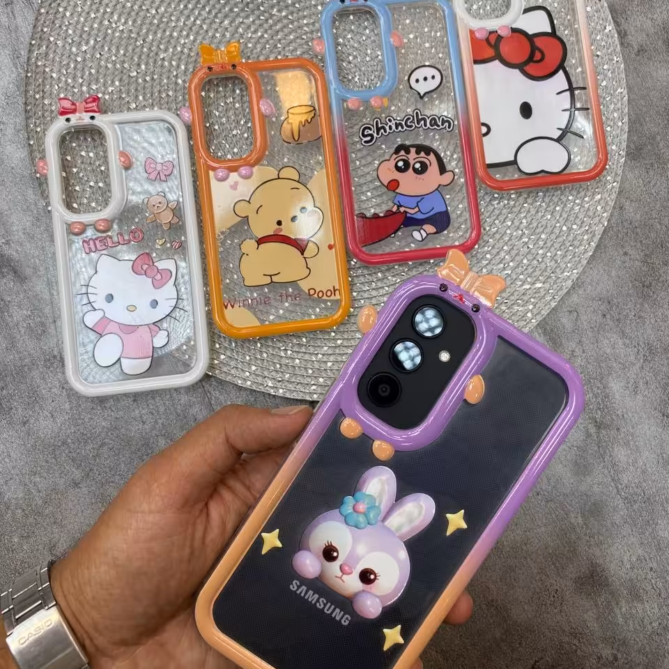 قاب گوشی فانتزی لنز عروسکی مناسب گوشی سامسونگ و شیائومی 