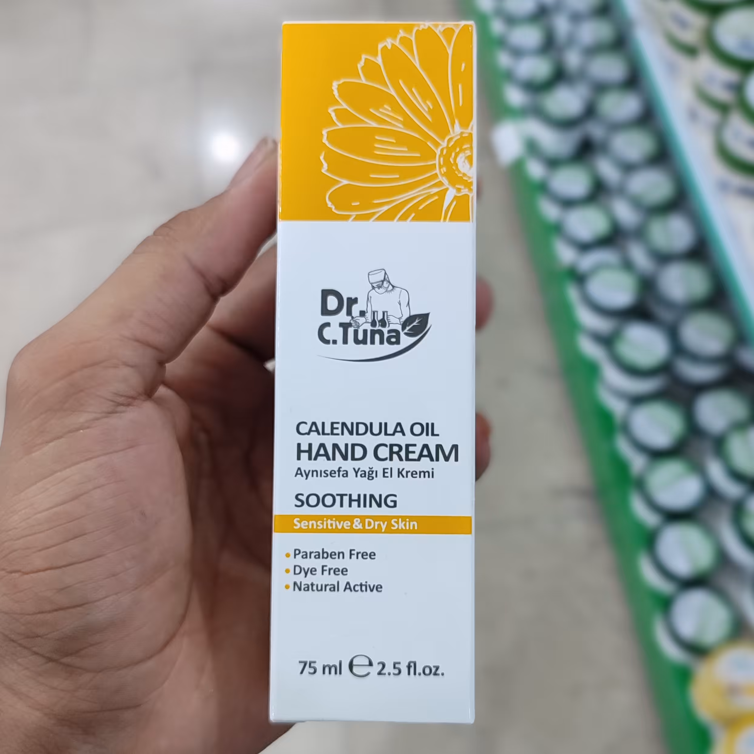 کرم دست کالاندولا فارماسی Dr.C.Tuna مناسب پوست حساس و خشک 75 میل