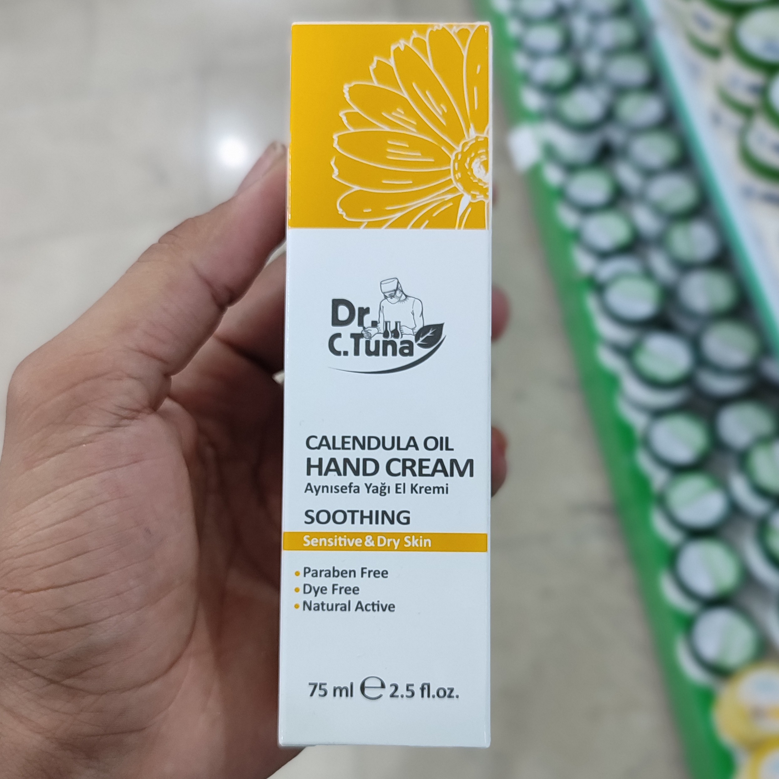 کرم دست کالاندولا فارماسی Dr.C.Tuna مناسب پوست حساس و خشک 75 میل