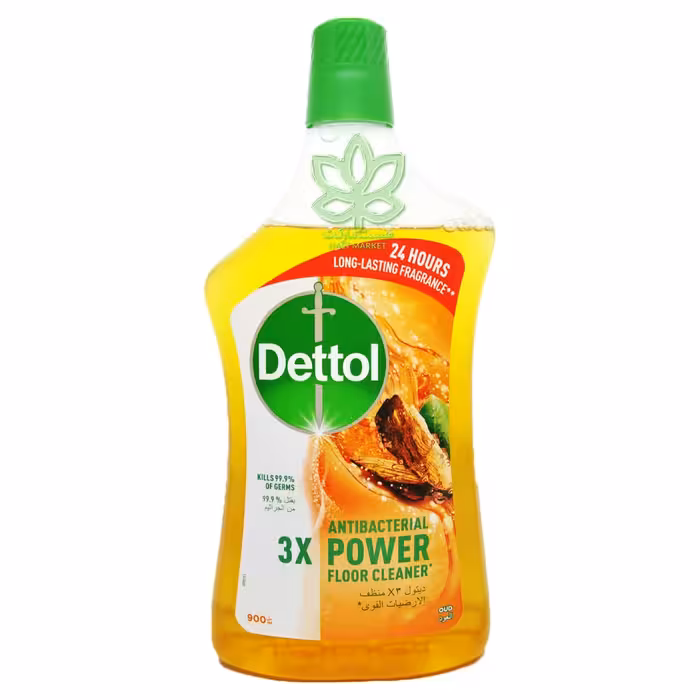 مایع پاک کننده زمین شوی قوی آنتی باکتریال رایحه عود 900 میل دتول - dettol