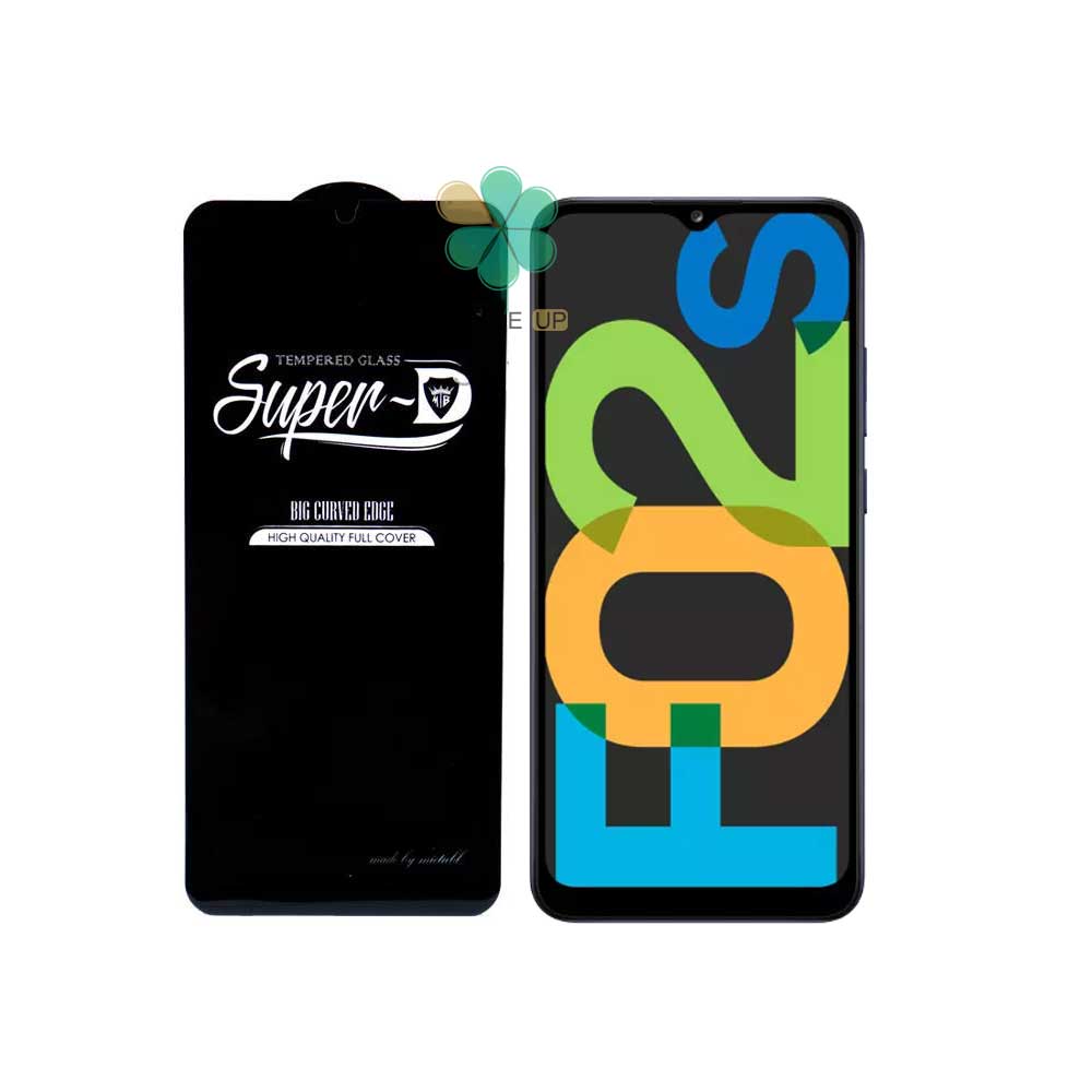 گلس گوشی سامسونگ Samsung Galaxy F02s تمام صفحه Super D