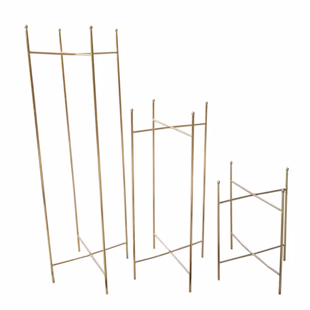 استند فلزی گلدان ارسال رایگان به سراسر ایران رنگ طلایی 