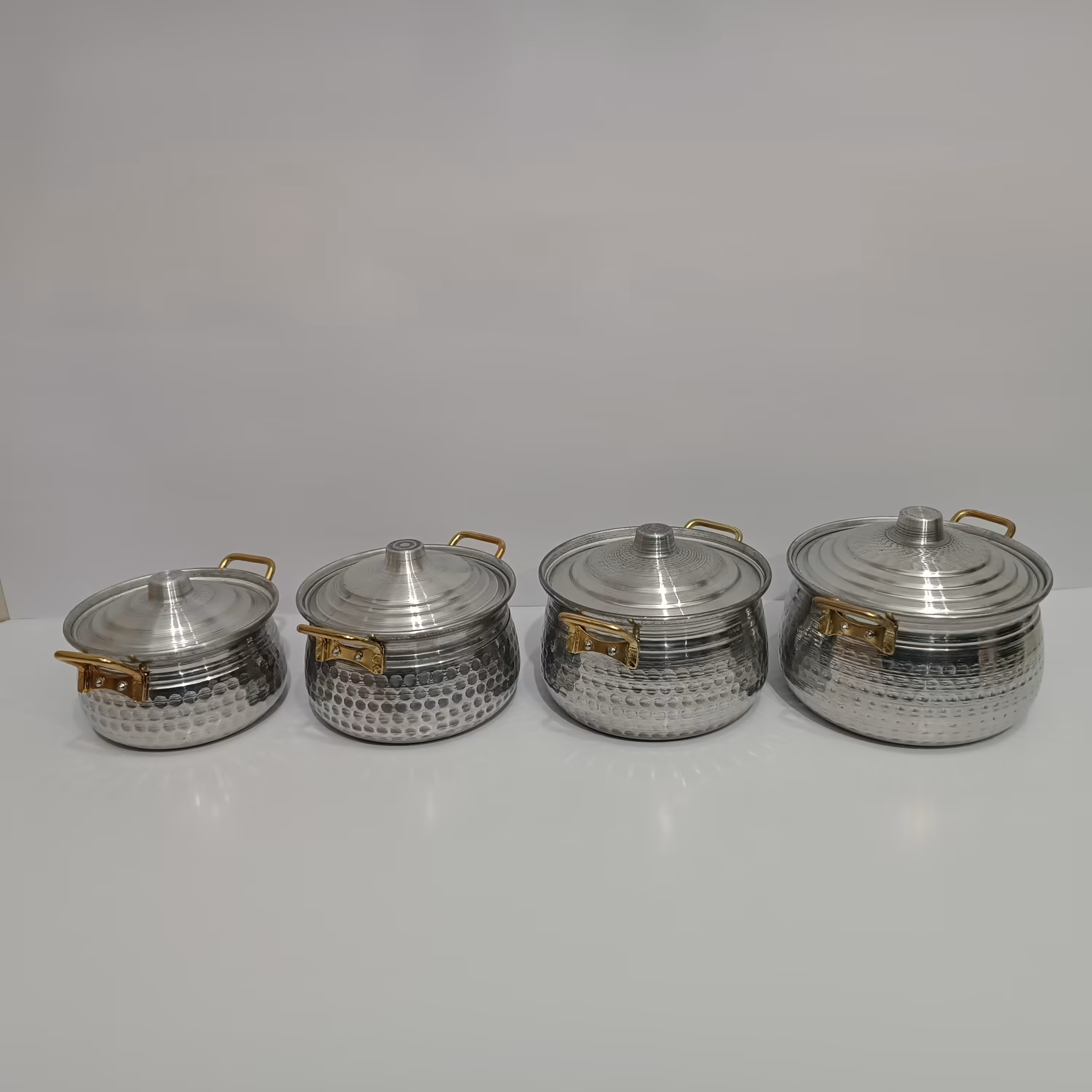 سرویس قابلمه 8 پارچه  روحی طرح چکشی کیفیت عالی