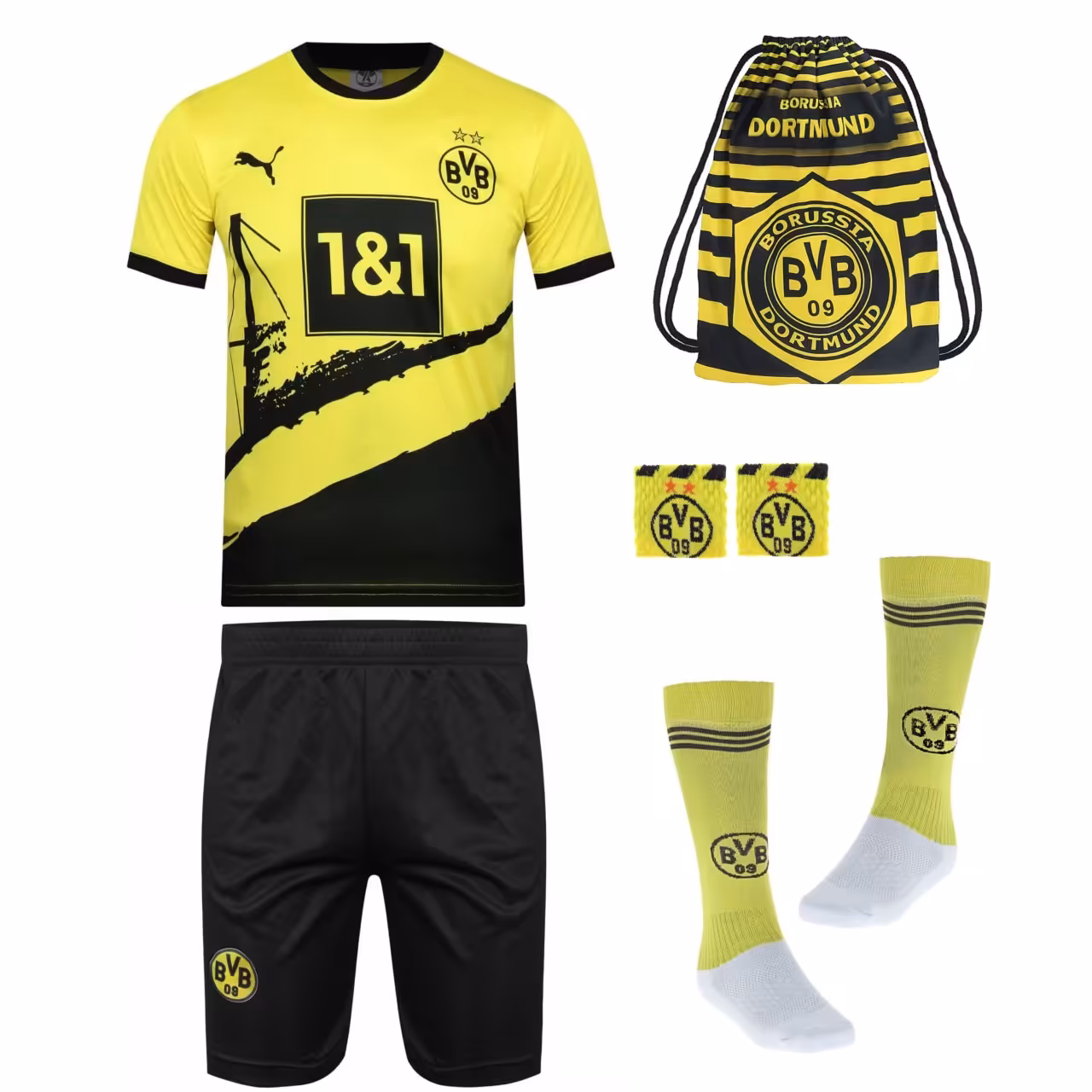 ست شش تکه لباس ورزشی دورتموند 2024