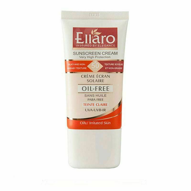 کرم ضد آفتاب فاقد چربی بژ روشن الارو spf50