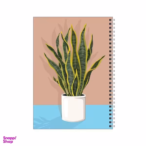 دفتر مشق 100 برگ بامبیلیپ طرح گلدان سانسوریا کد 3585170