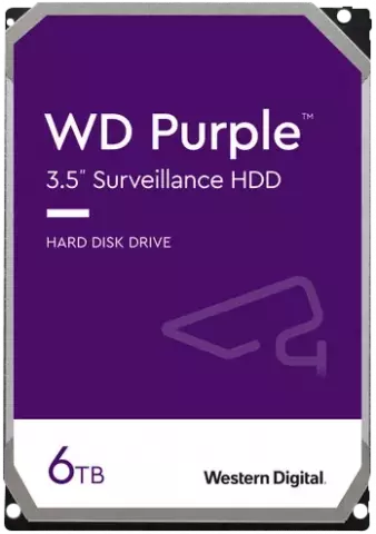 خرید هارد اینترنال 6 ترابایت وسترن دیجیتال مدل Purple Surveillance WD63PURZ