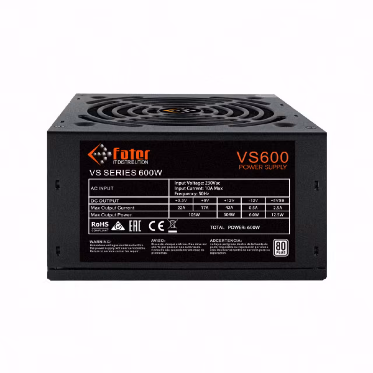 منبع تغذیه کامپیوتر فاطر مدل VS600
