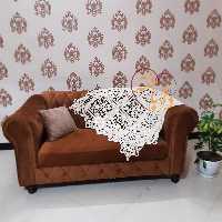 شال مبل قلاببافی با نخ ترک