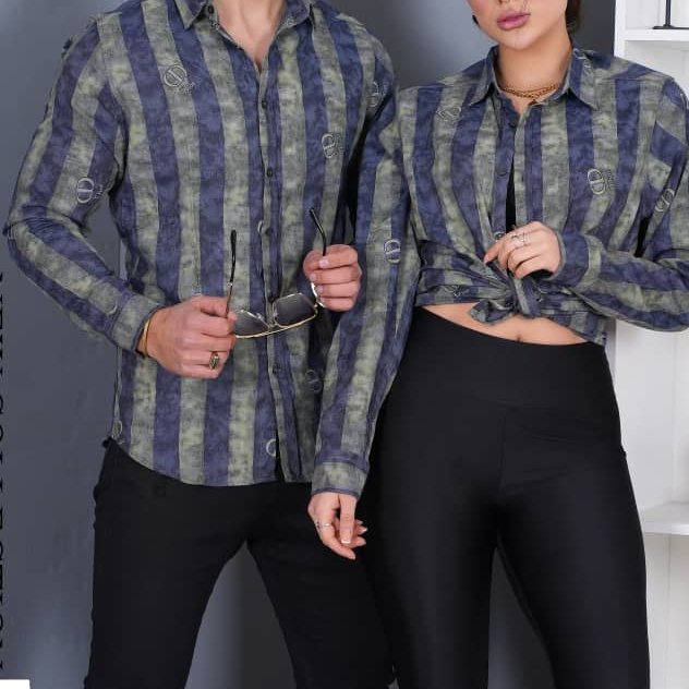 پیراهن نخی جنس خارجی تکی و بصورت ست مردانه زنانه