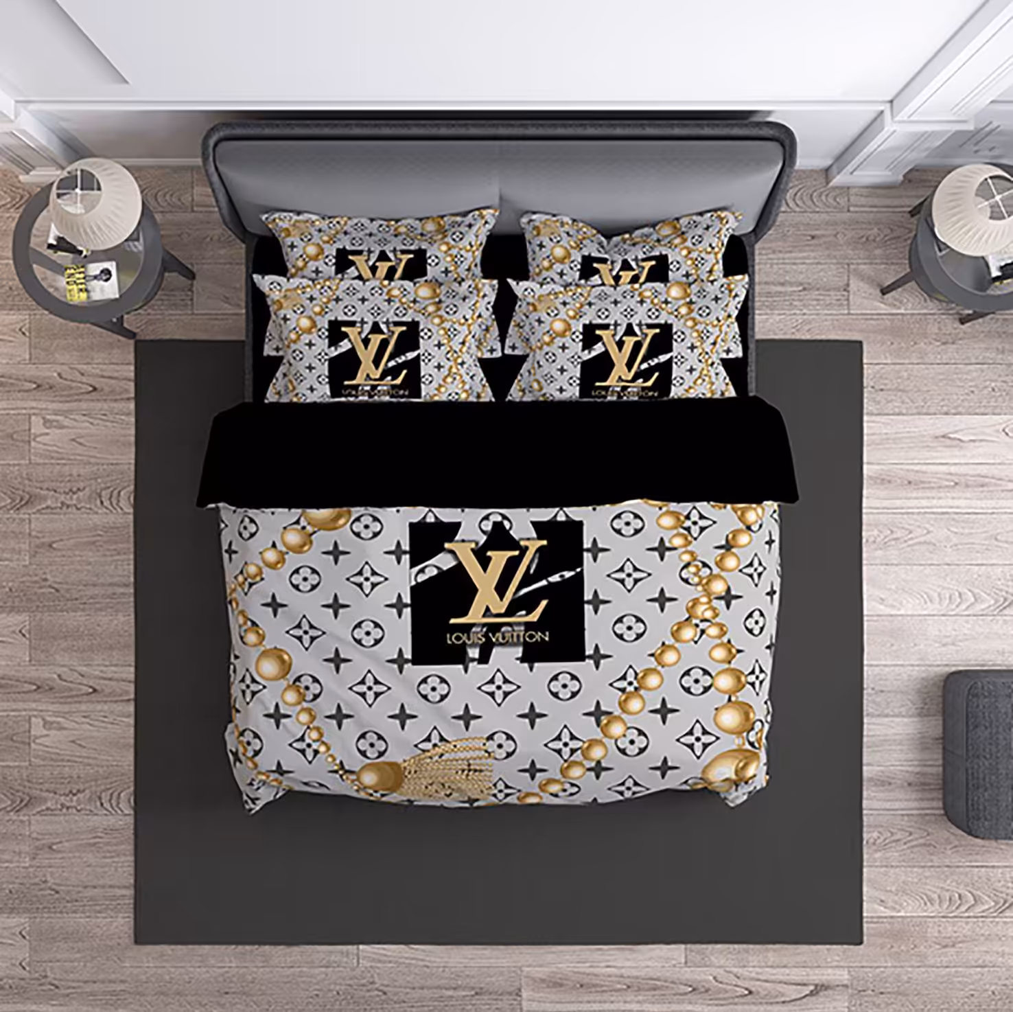 سرویس خواب کد A158 یکنفره 4 تیکه میکرو(چاپ دیجیتال)