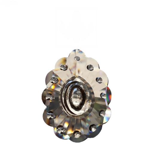 کریستال لوستر طرح پیکوک شامپاین بزرگ بسته ده عددی