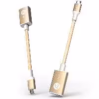 آداپتور آدام المنتس ADAM ELEMENTS مدل PeAk AFB13 تبدیل میکرو USB به USB طلایی - Hiapple.ir