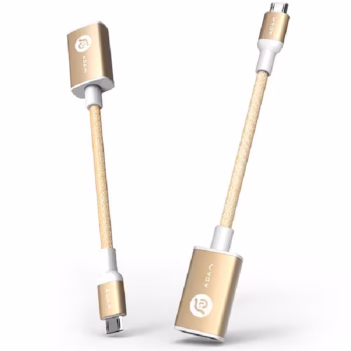 آداپتور آدام المنتس ADAM ELEMENTS مدل PeAk AFB13 تبدیل میکرو USB به USB طلایی - Hiapple.ir