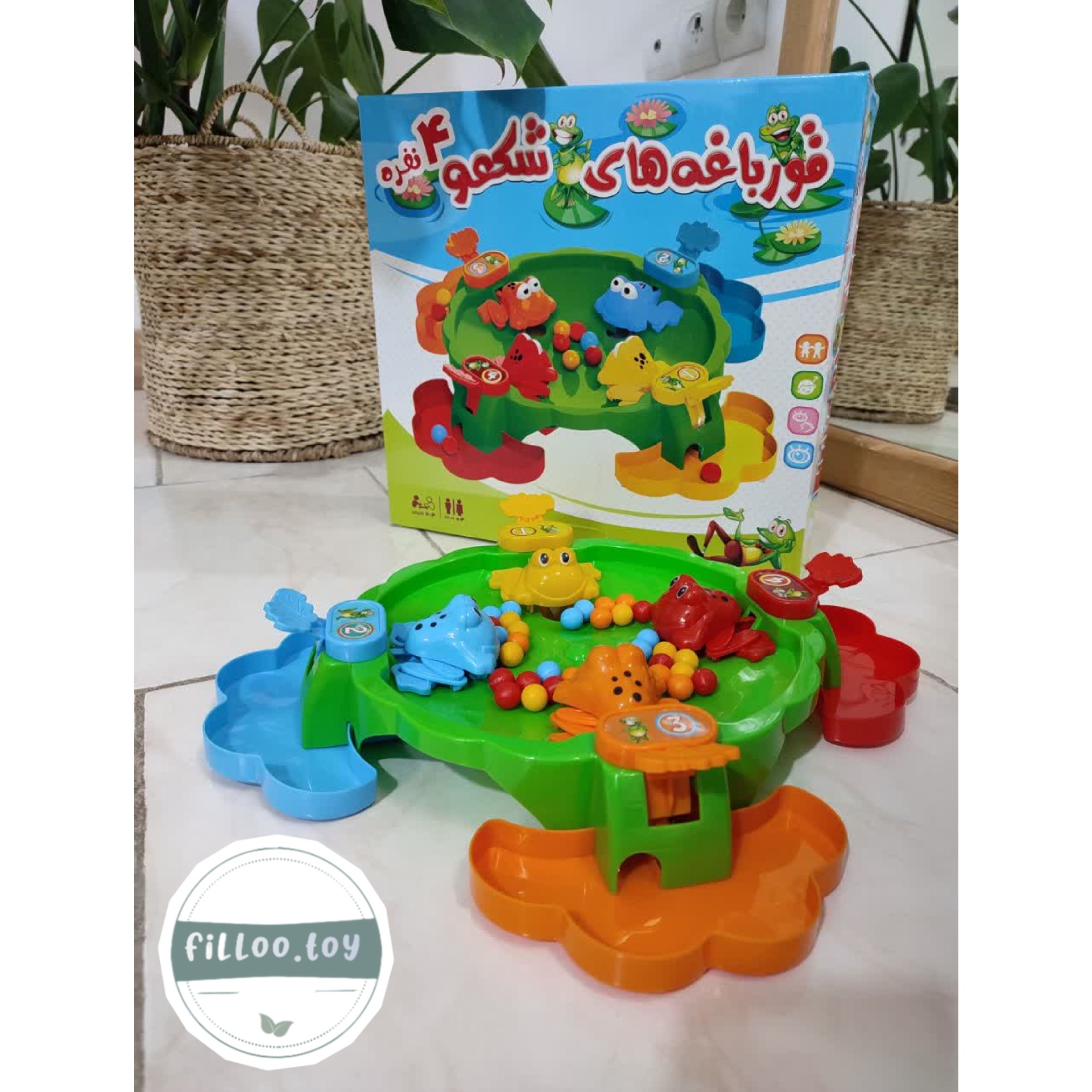 قورباغه های شکمو 4نفره ،ی بازی پر از هیجان برای بچها ارسال از خور