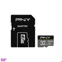 کارت حافظه microSDHC پی ان وای مدل PRO ELITE کلاس 10 استاندارد UHS-I U1 ظرفیت 32 گیگابایت به همراه آداپتور SD