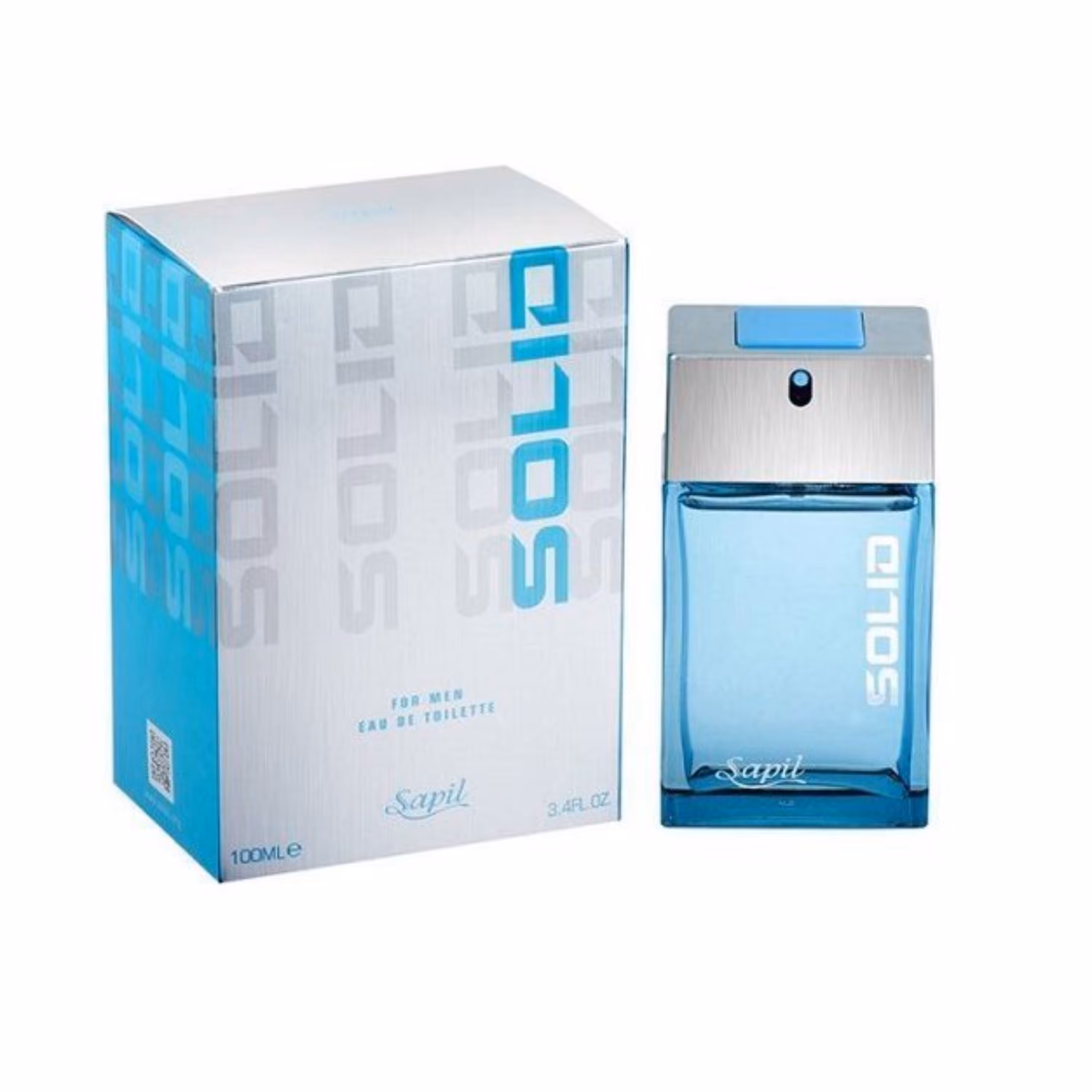 ادو تویلت مردانه سولید ساپیل Solid  تولید امارات اصلی حجم 100 میلی لیتر