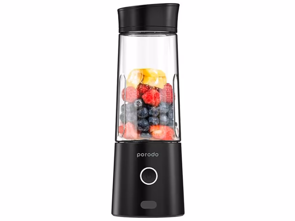 مخلوط‌کن قابل حمل پورودو Porodo Portable Blender Powerful Juicer 6 Blades PD-PJW6B-BK