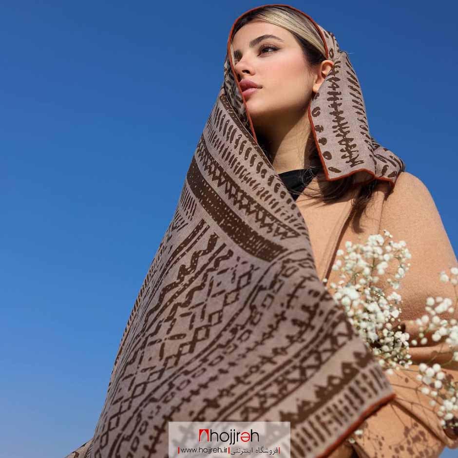 اطلاعات ، قیمت و خرید روسری نخی دست دوز | درجه 1 | کد D157