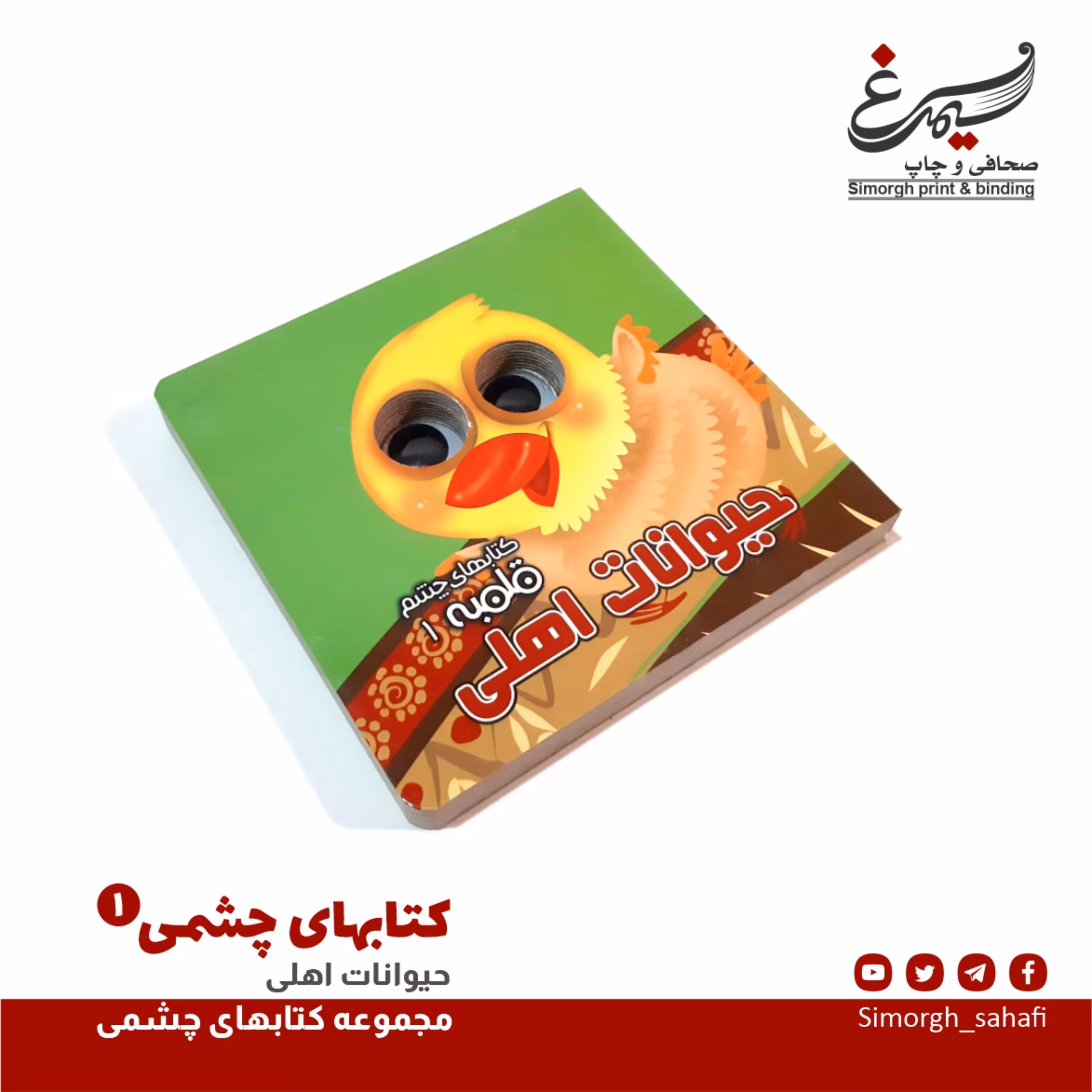 کتاب های چشمی حیوانات اهلی آموزشی کودکان