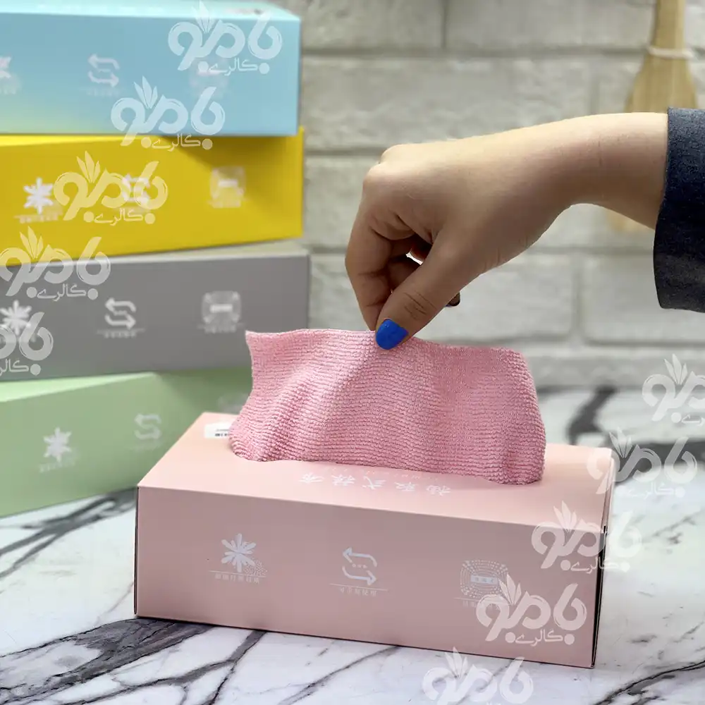 دستمال تنظیف جعبه ای وارداتی