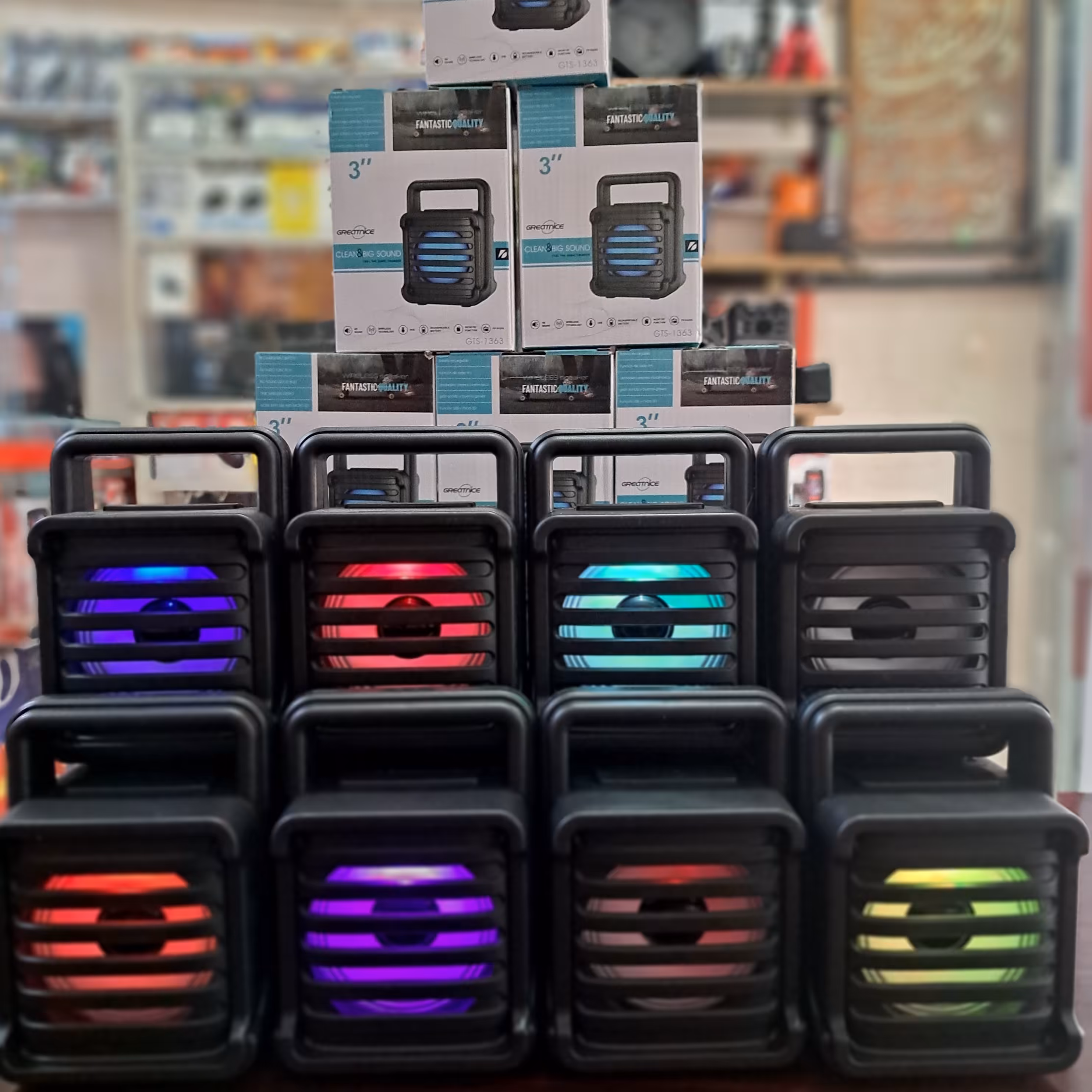 اسپیکر  بلوتوثی رم و فلش خور  اکسترا باس مدل GTS 1363 