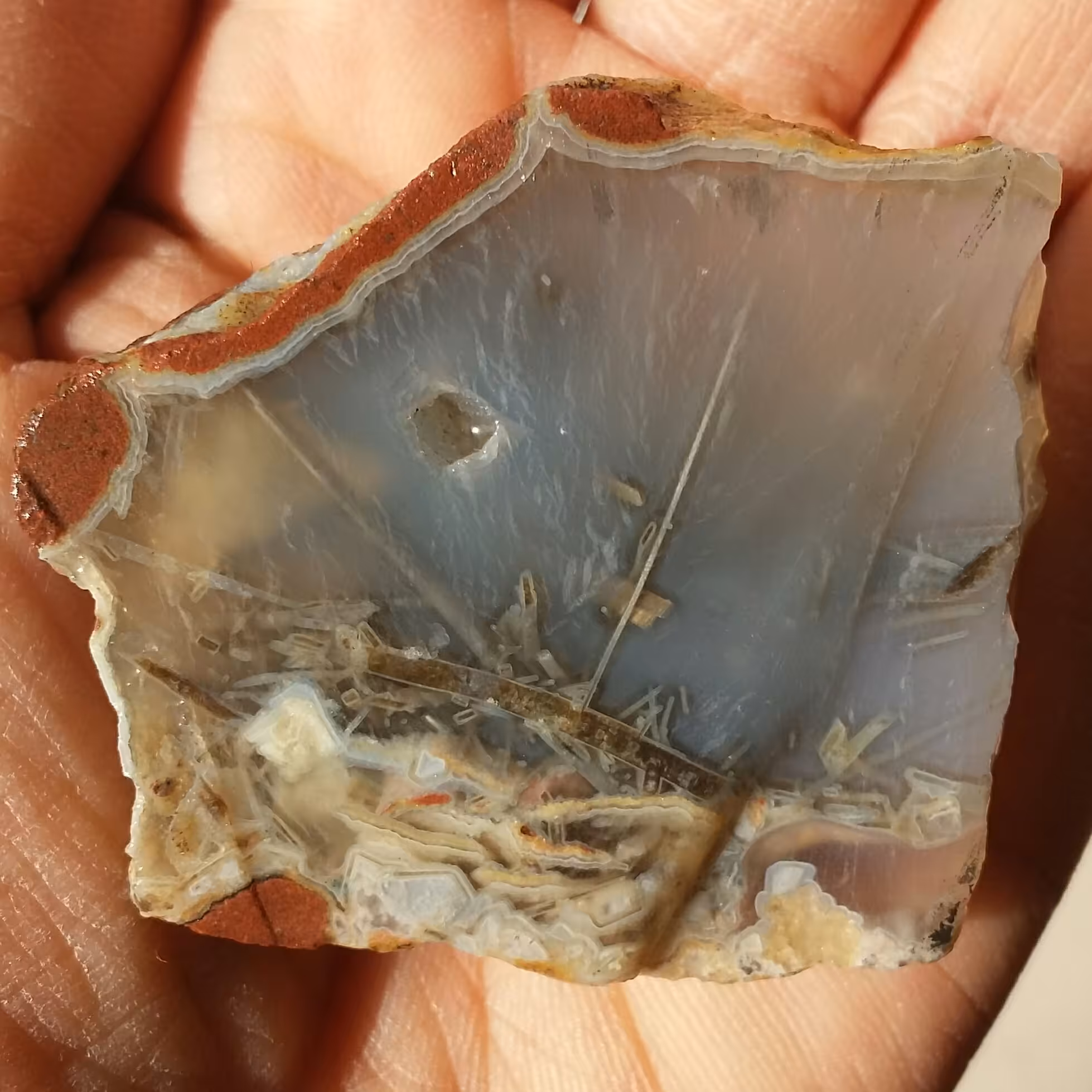 اسلایس سنگ راف عقیق رتایل کشیده محشر دیدنی کاملا طبیعی شاهکار خلقت کمیاب