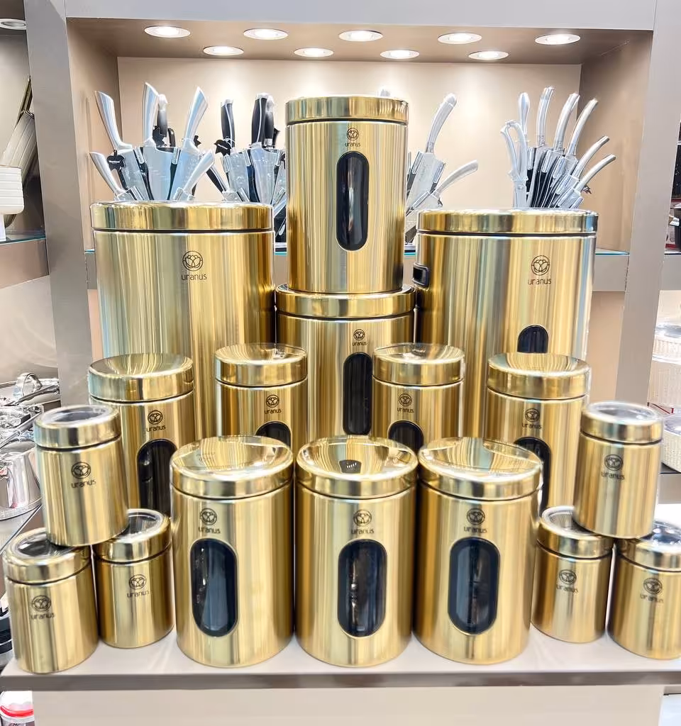 سرویس سطل تمام استیل برند اورانوس