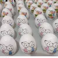 تخم مرغ سفالی قابل شستشو در طرحههای مختلف