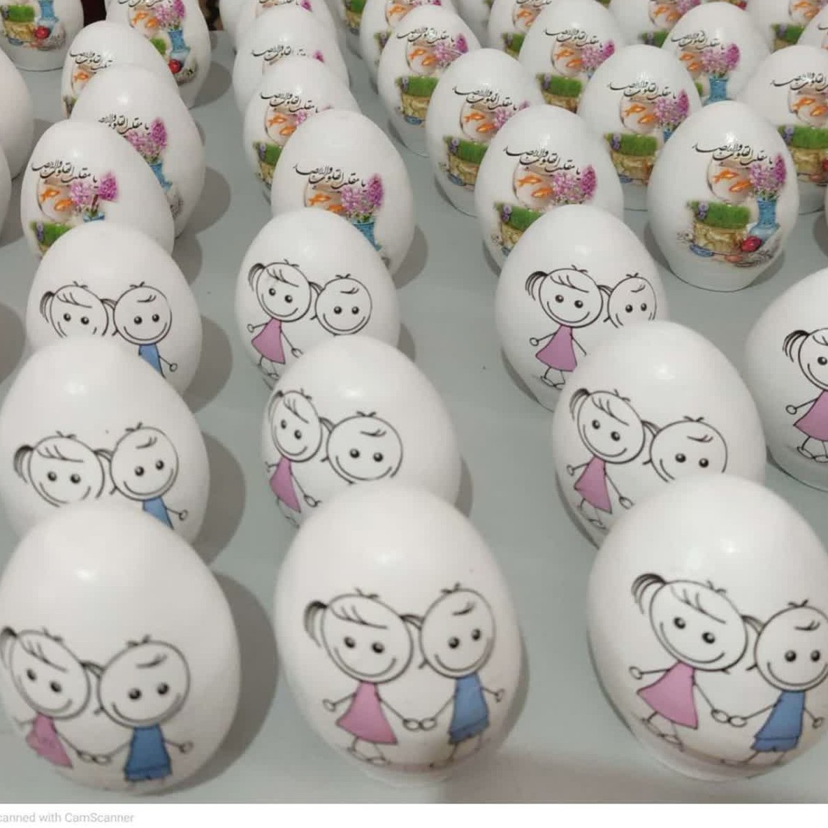 تخم مرغ سفالی قابل شستشو در طرحههای مختلف