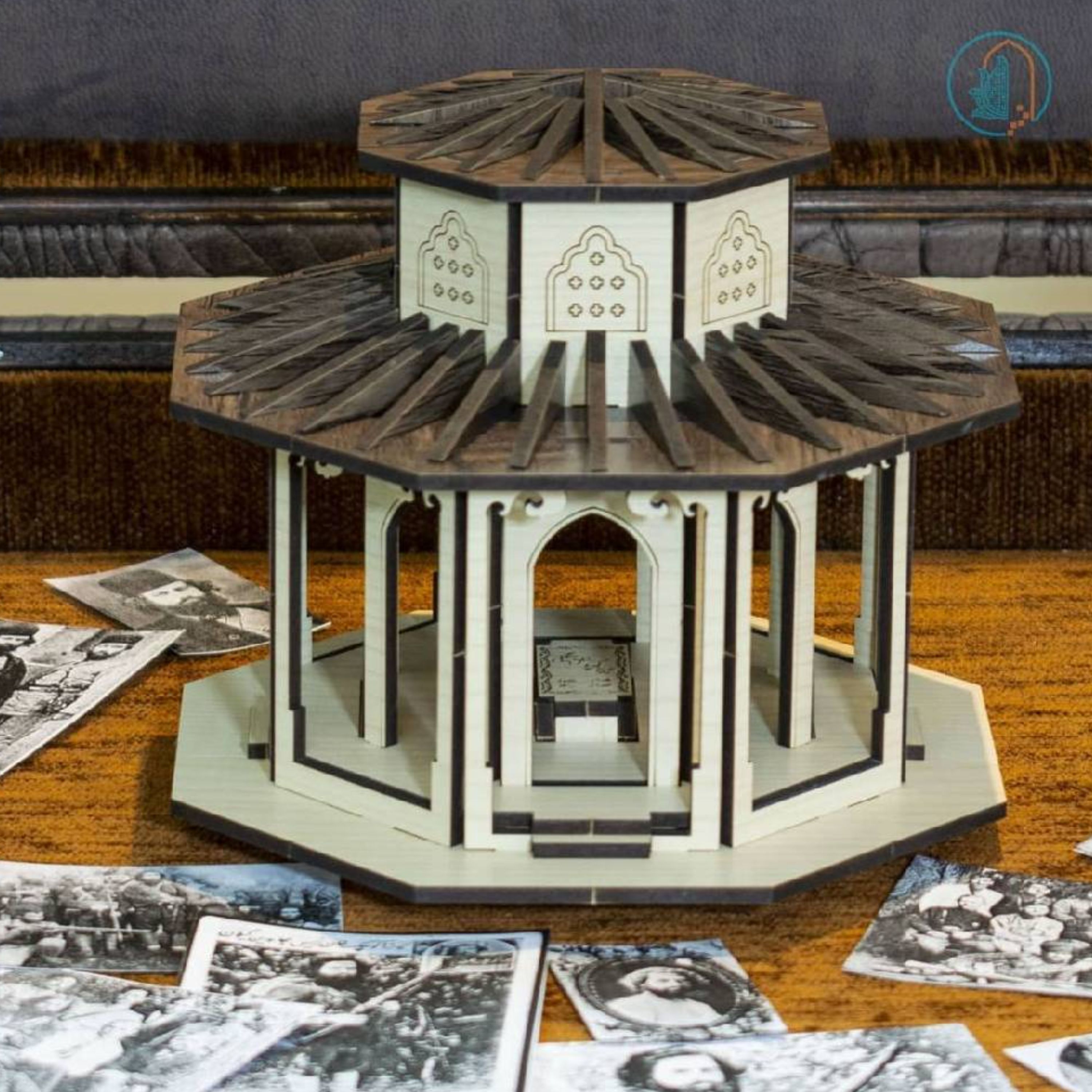 پازل سه بعدی چوبی آرامگاه میرزا کوچک خان (پس کرایه)