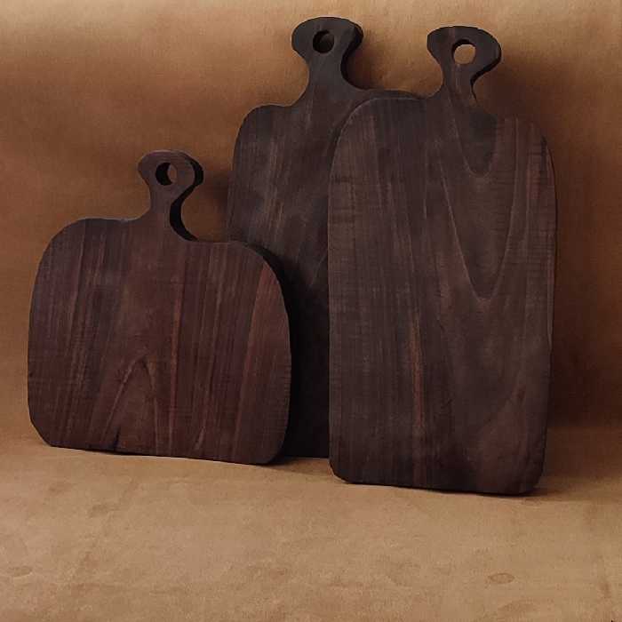 تخته گوشت یک تیکه .چوب گردو (پس کرایه)