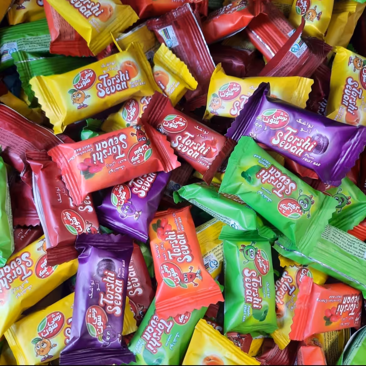 لواشک پذیرایی 4لایه ی ترشی سون 500گرمی